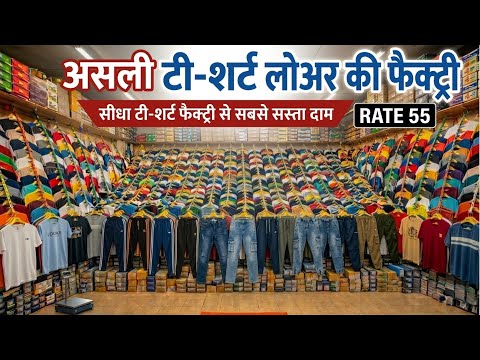 LOWER T-Shirt Rs-55 सीधा असली Factory से ! Cheapest Price Cheap Price Lower T-shirt Manufacturer