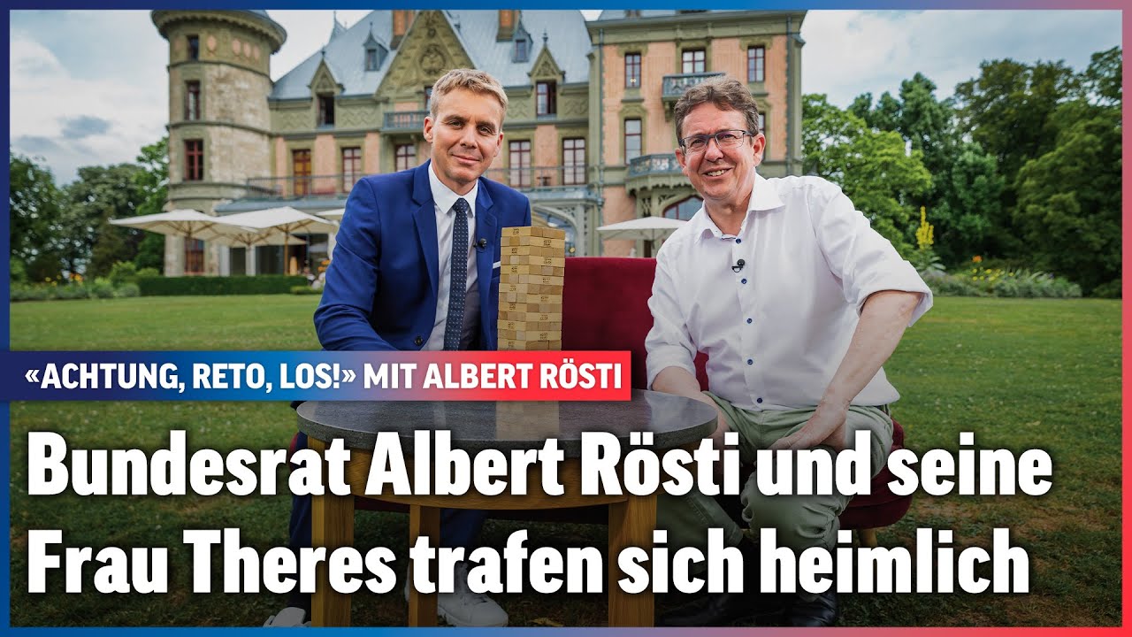 Bundesrat Rösti über heimliche Treffen mit seiner Frau Theres | Achtung, Reto, los! | Folge 34