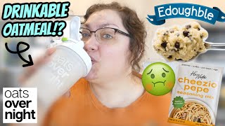 Trying Instagram Ad Food (WARNING: MOLD) | Oats Over Night, Cheezio Pepe, &amp; Edoughble