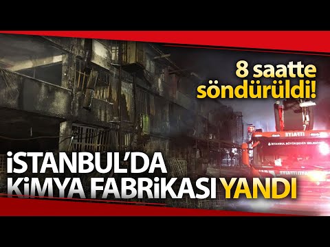 Başakşehir'de Kimya Fabrikasında