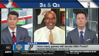 Wemby is alien, but Knicks in 6 - Richardson belives Brunson & KAT will beat Spurs in NBA Finals