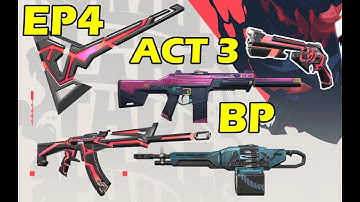 *NEW* Valorant Episode 4 Act 3 Battle Pass Showcase *ALL-TIER*