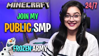 minecraft live playing with subscribers | smp live | java+bedrock #minecraftlive