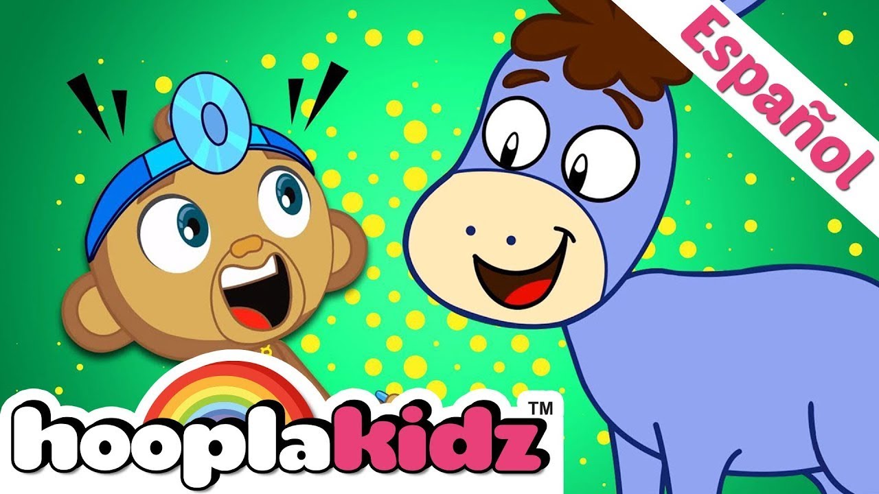 ⁣A mi burro | Donkey Song | Canciones infantiles animadas | HooplaKidz en Español