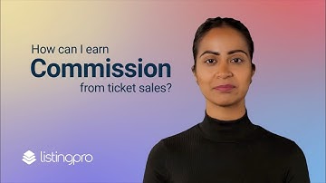 How can I earn Commission from Ticket Sales? - EventProWP