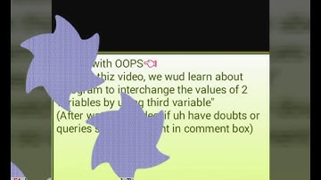 C++ - To interchange values of 2 variables by using 3rd variable (Video 3)