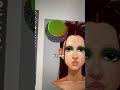Random Color Makeup Challenge