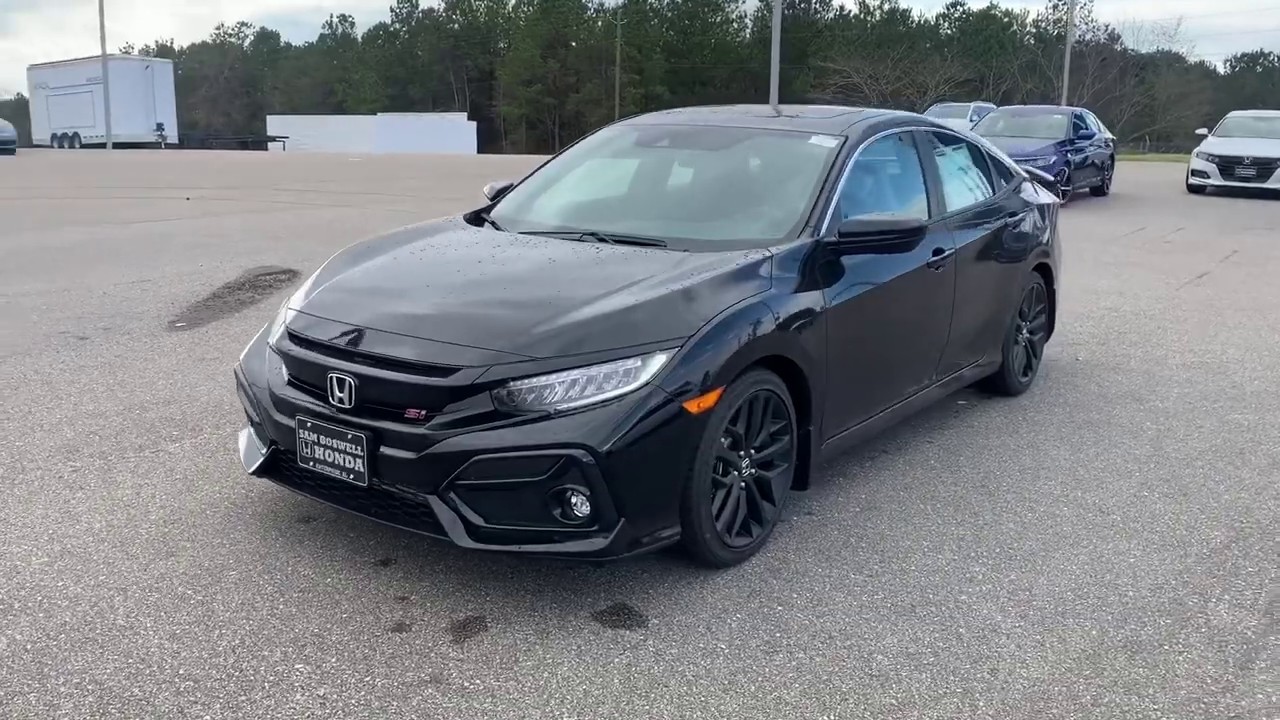 2020 Honda Civic Si Sedan - YouTube