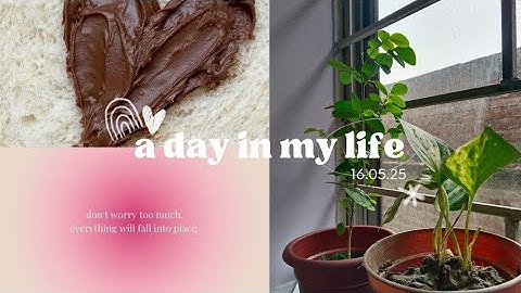 A day in my life | aesthetic vlog | nature , rain and peace 🤍✨