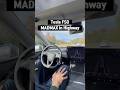 Tesla FSD MadMax in Highway #tesla #fsd #teslafsd