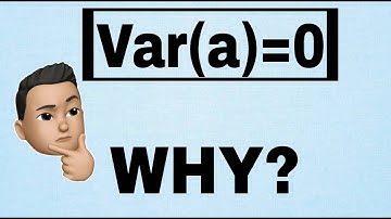 Why does Variance of a Constant Value equal to zero? Var(a)=0 Proof