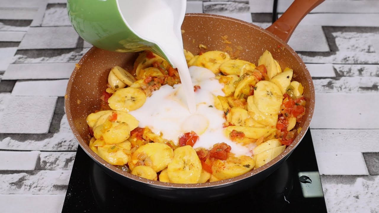Moqueca de banana da terra, super fácil de preparar!!