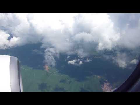 Korean Air Flight KE823 Approaching to Mudanjiang Hailang International Airport, China