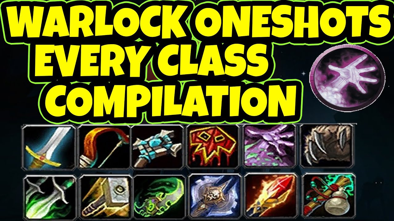 Destruction Warlock Oneshots Every Class Compilation / Chaos Bolt