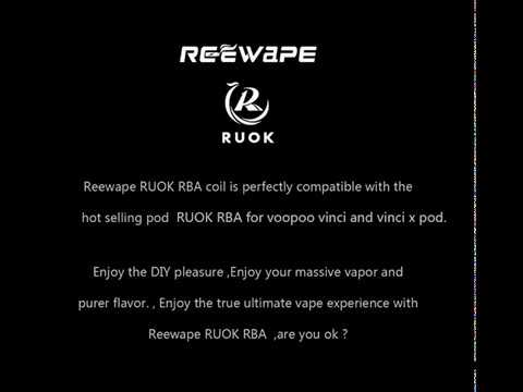 Video Reewape RUOK RBA for VOOPOO VINCI and Vinci X pod... - youtube