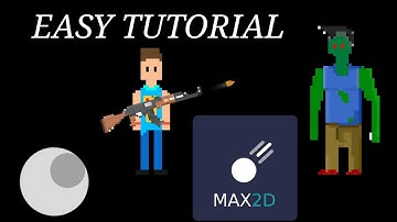 How to do shooting with joystick in Max2d easy tutorial by Max code