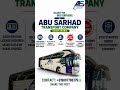 2026 Saudi Arabia Bus Driver Job | Abu Sarhad Transport Company | Fresh & Return Drivers Required