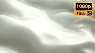 Beige flag video waving in wind. Color Ivory Flag background. Beige flag HD screenshot 5