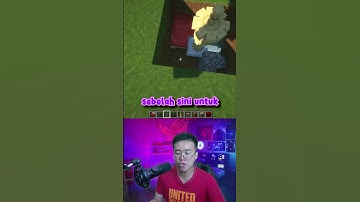 Cara Membuat Api Unggun Realistic Di Minecraft #shorts