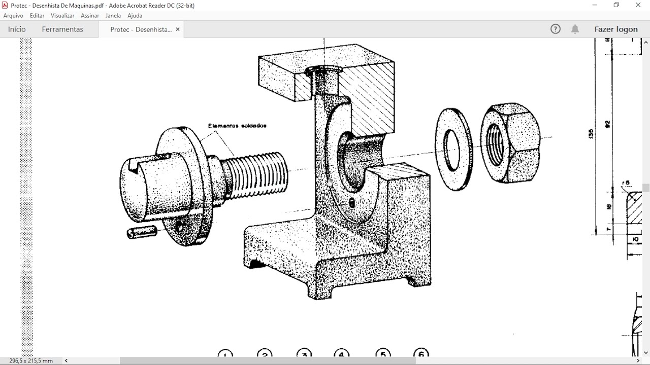 Desenhar e montar dispositivo de furar anéis PROTEC no Inventor 
