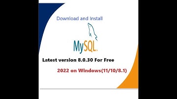 Download and Install MySQL Latest version in 2022 || x64 bit Windows 11 || #download #installation