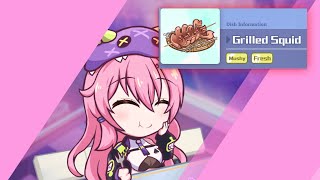 Kaiju Princess 2 - Grilled Squid Making