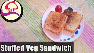 Veg Sandwich recipe | Quick Yummy veg sandwich | Cheese Sandwich