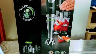 Braun MultiQuick 9 Hand Blender, Mixer, XL Food Processor, Active