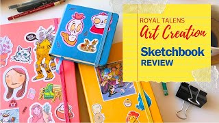 Talens Art Creation Sketchbook Review  Sketchbook Tour/ Flip Through