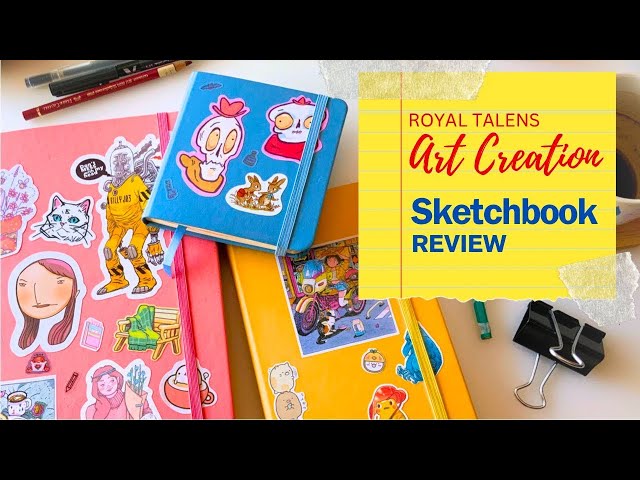 Talens Art Creation Sketchbook Review 📚 Sketchbook Tour/ Flip Through class=