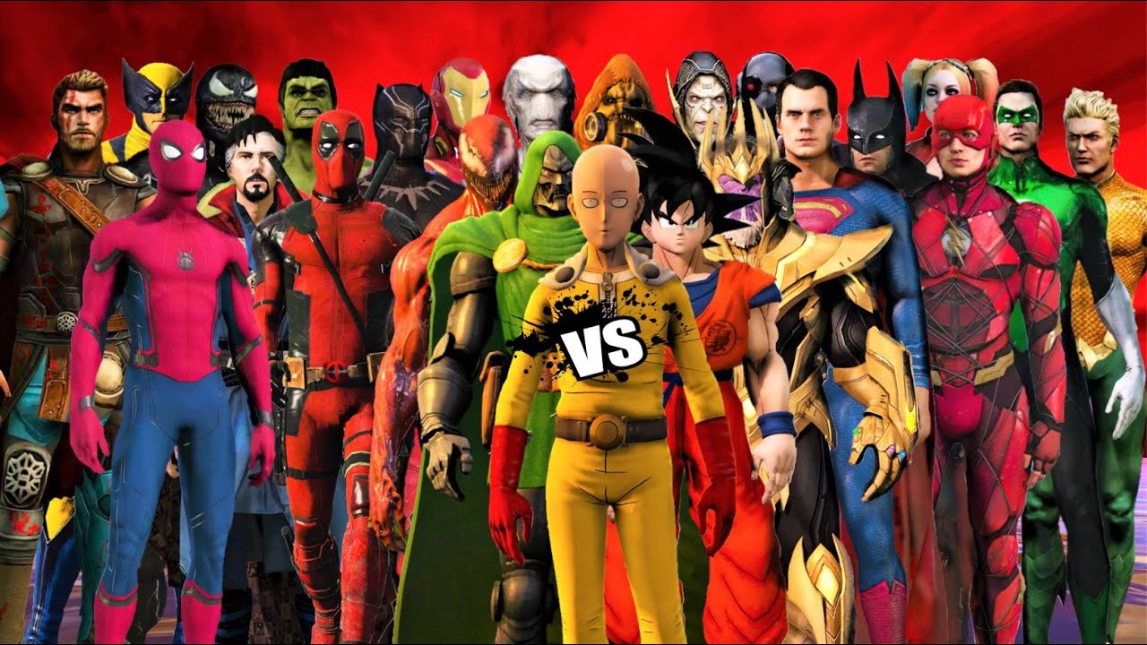 THE AVENGERS  (DOOMSDAY) VS JUSTICE LEAGUE (DOOMSDAY) EPIC SUPERBATTLE)