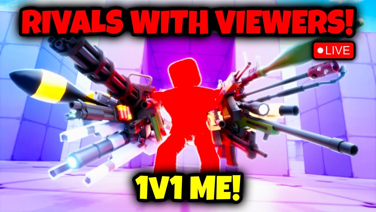 🔴 LIVE: Playing Roblox Rivals With VIEWERS! 🔥 Challenge Me Now ...