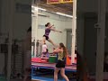 Back in gymnastics after 3 years of Acro.  #acrotara #shorts