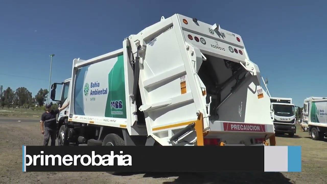 Ocho camiones nuevos en Bahía Ambiental Sapem - 18-02-26