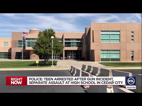 Police: Utah teen arrested after pointing gun at 4 at Canyon View High School