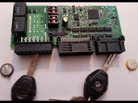 Замена аккумуляторов в ключах + ремонт реле ЦЗ BMW e46/BMW e46 key battery replacement