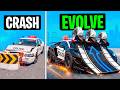 Every Time I Crash, My Police Car EVOLVES in GTA!