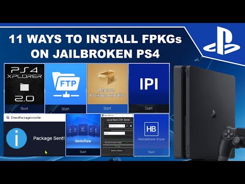 11 Methods To Install FPKGs On Jailbroken PS4 | No USB Drive, No External HDD