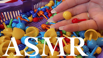 ASMR | Loose item build up tapping, scratching & tracing ✨