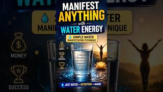 Manifest Anything with Water Energy 💧 | Simple Water Manifestation Technique | Law of Attraction