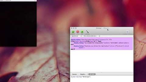 Complete overview of AppleScript