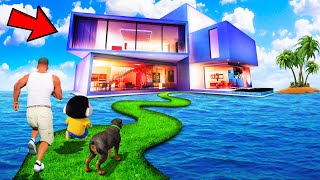 SHINCHAN AND FRANKLIN BUYING THE LUXURIOUS WATER MANSION IN SEA GTA 5