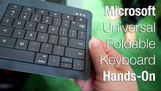 Microsoft Universal Foldable Keyboard hands on | Pocketnow