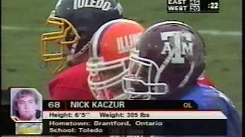 East/West Shrine Game '05 - Jesse Lumsden & Nick Kaczur