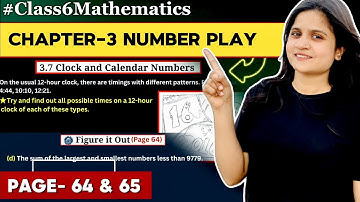 Chapter - 3 Number play | ( Page 64 & 65 ) | Class 6th | Maths #ganitaprakash #class6th