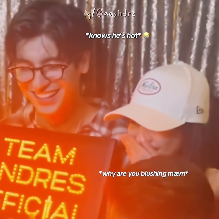 he knows he’s hot 🙇🏻‍♀️ #ashtineolviga #andresmuhlach #ashdres #edit #fypシ゚viral #fypage