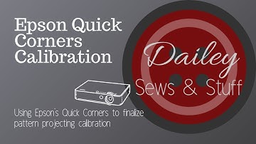 Quick Corners Calibration Epson UST Projector Pattern Projecting
