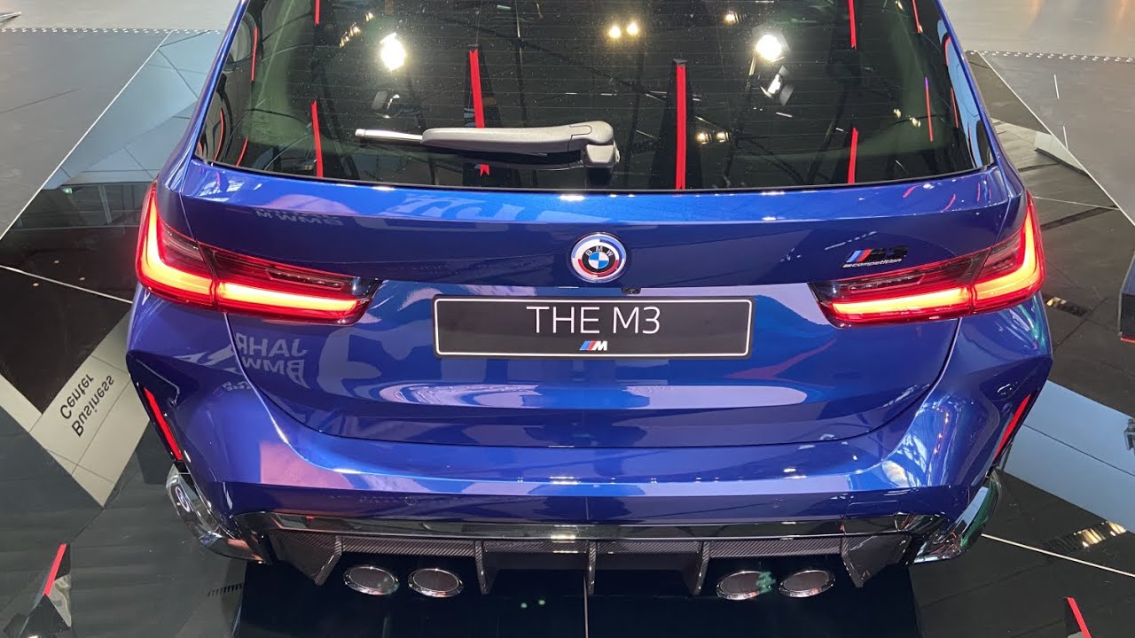 2023 BMW M3 Competition Touring G81 in Le Mans Blau Metallic 