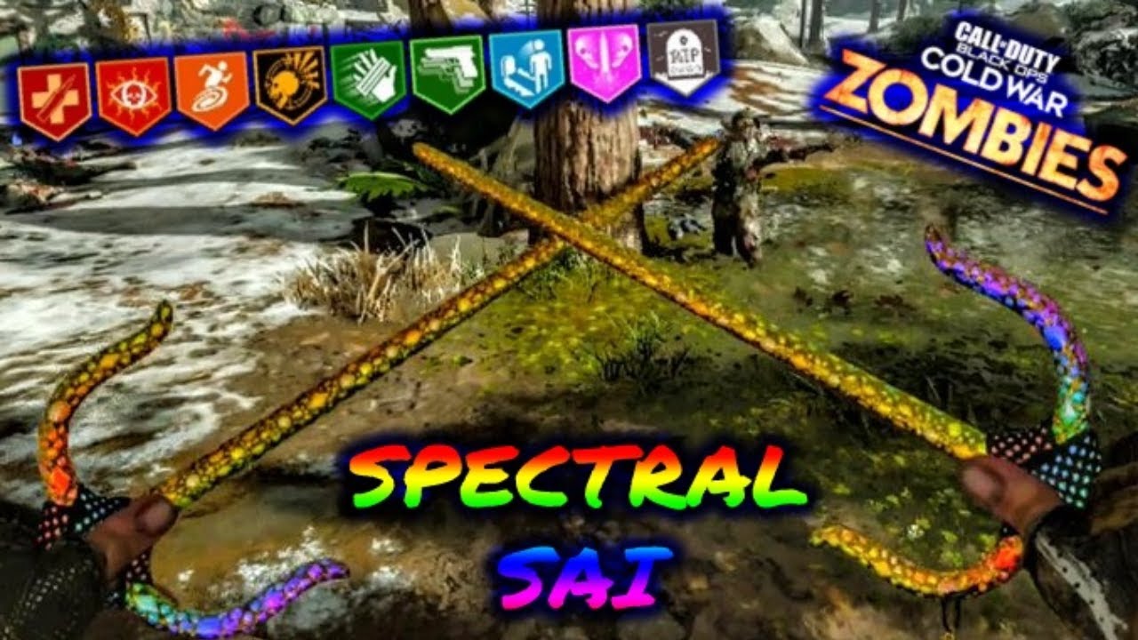 *NEW* SPECTRAL SAI BUNDLE IN COLD WAR ZOMBIES!! (DIE MASCHINE ROUND 1-25 GAMEPLAY)