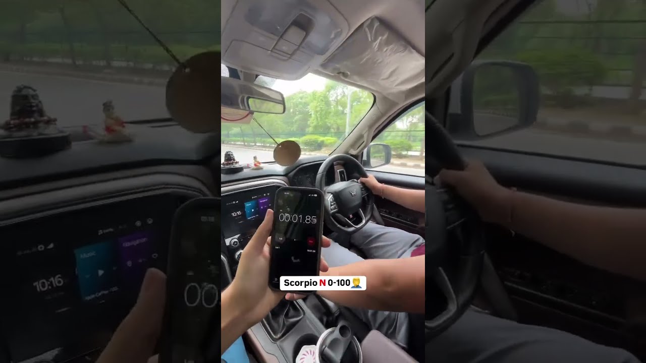 Scorpio N 0 100 Shorts Viralvideo Trending Car Automobile Funny Mahindra Scorpion